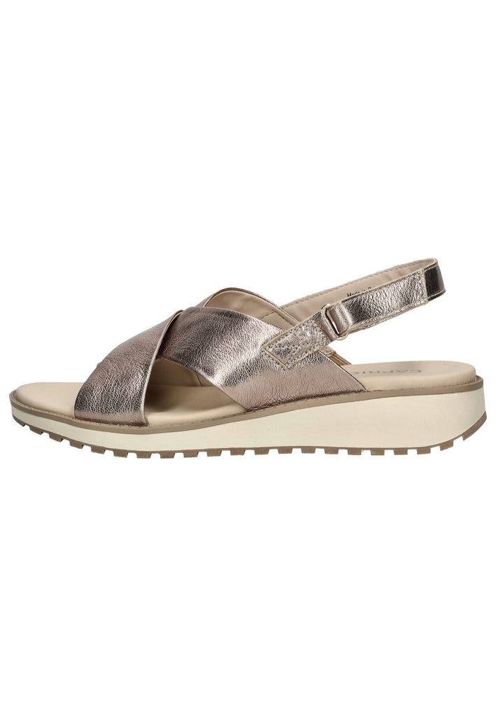 Sandalen Caprice Sandalen Leder Taupe