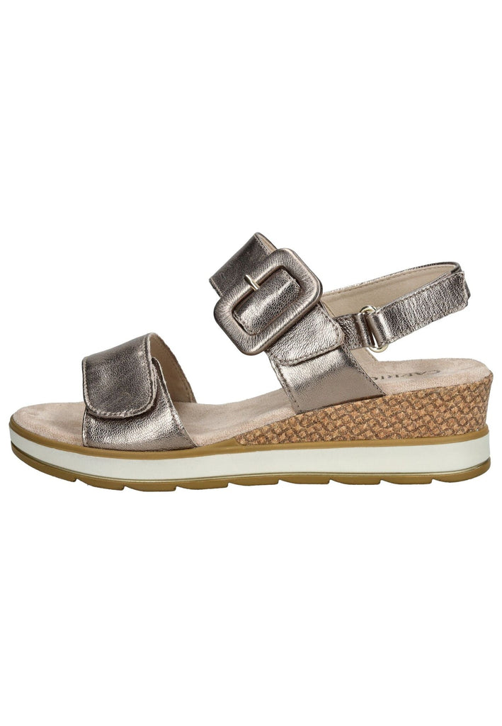 Sandalen Caprice Sandalen Leder Taupe