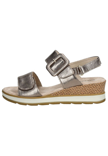 Sandalen Caprice Sandalen Leder Taupe