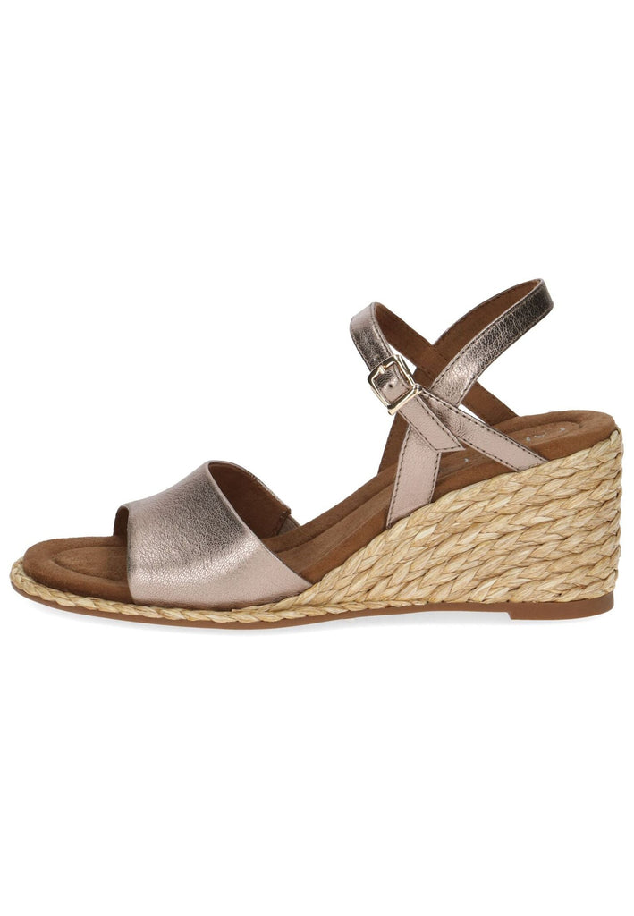Sandalen Caprice Sandalen Leder Taupe