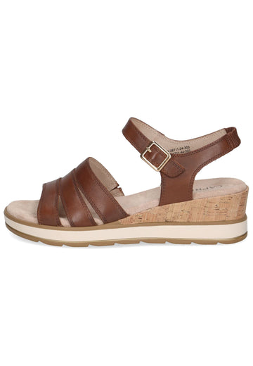 Sandalen Caprice Sandalen Nappaleder Cognac