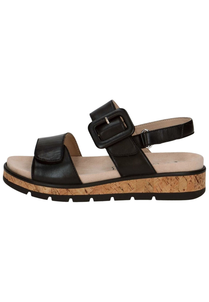 Sandalen Caprice Sandalen Nappaleder Schwarz