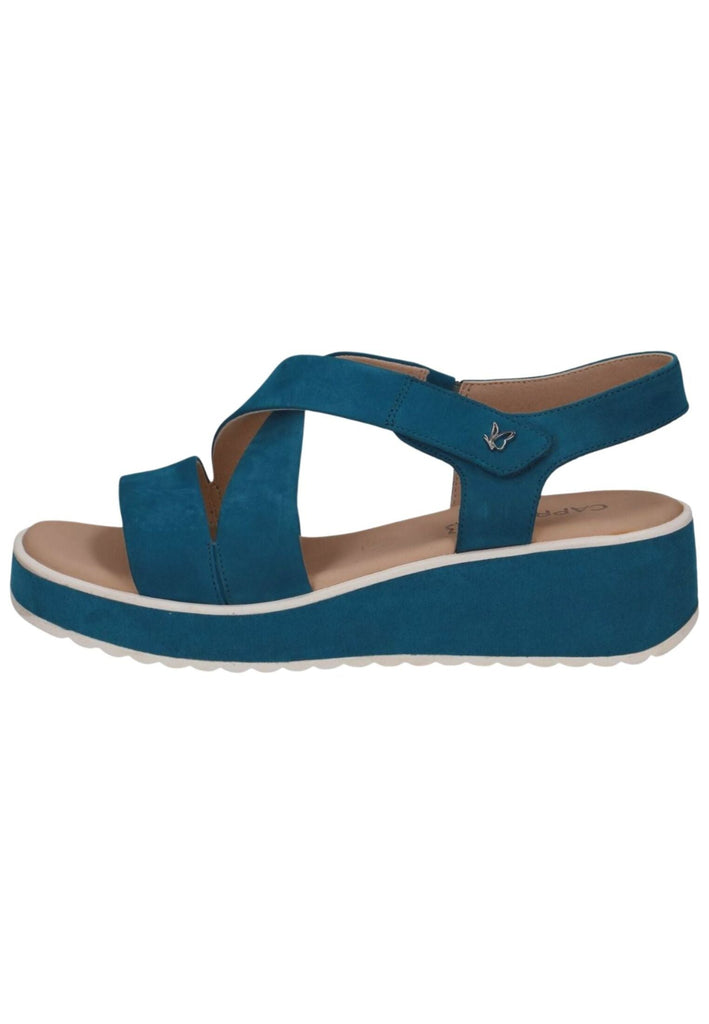 Sandalen Caprice Sandalen Nubukleder Blau