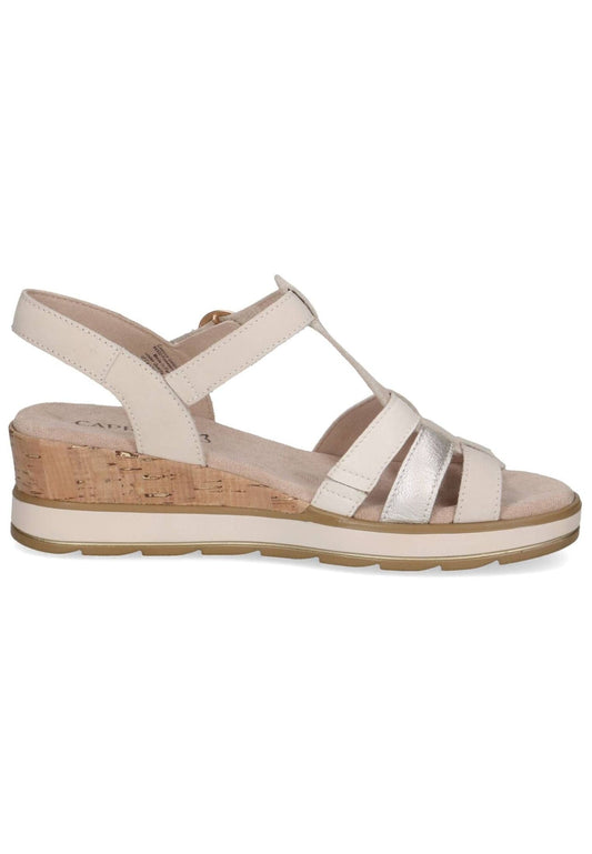 Caprice Sandalen Leder Hellbeige