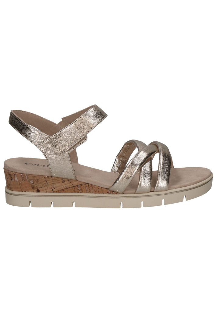 Caprice Sandalen Leder Platin