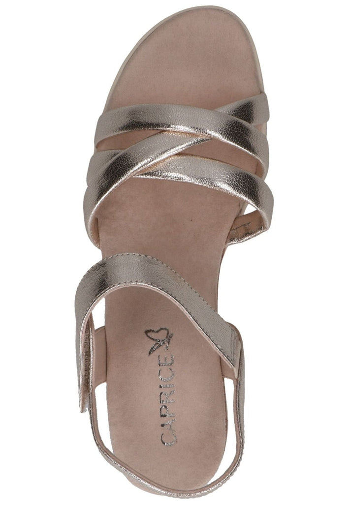 Caprice Sandalen Leder Platin