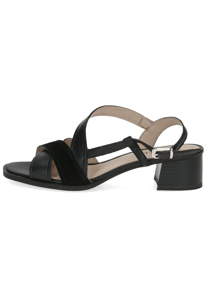 Caprice Sandalen Leder Schwarz