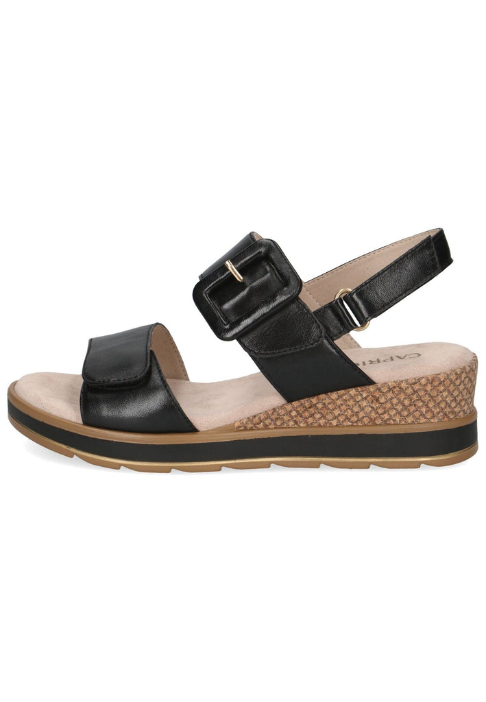 Caprice Sandalen Leder Schwarz