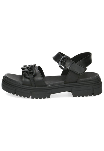 Caprice Sandalen Leder Schwarz