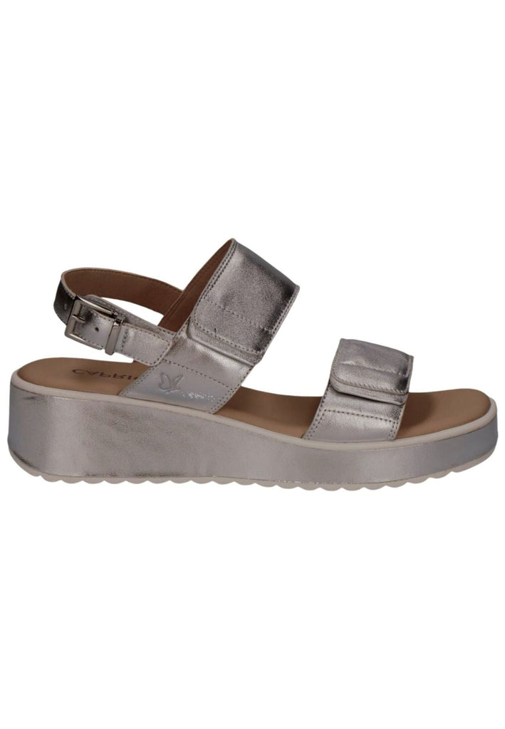 Caprice Sandalen Leder Silber