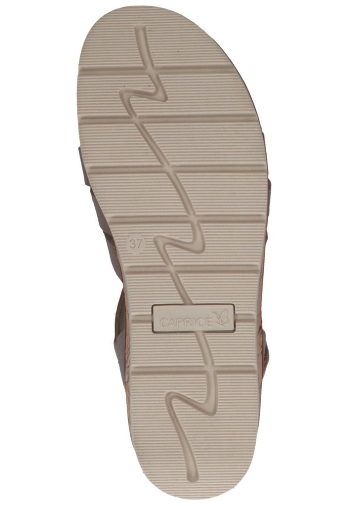 Caprice Sandalen Leder Taupe