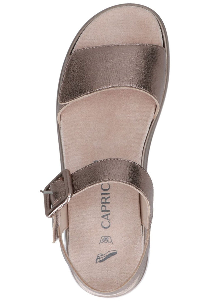 Caprice Sandalen Leder Taupe