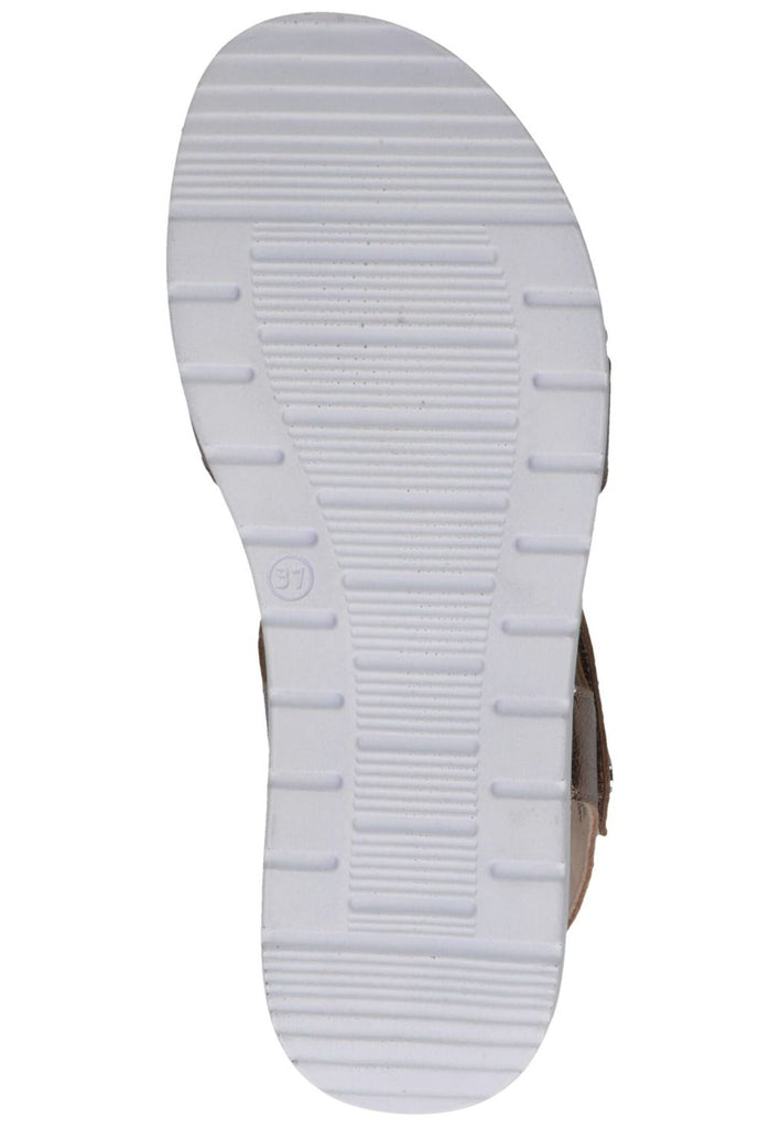 Caprice Sandalen Leder Taupe