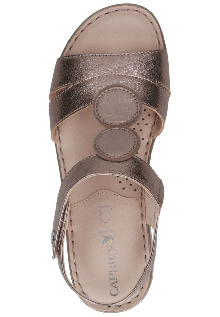 Caprice Sandalen Leder Taupe
