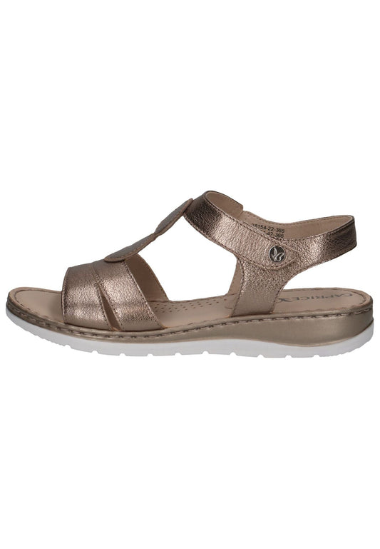Caprice Sandalen Leder Taupe