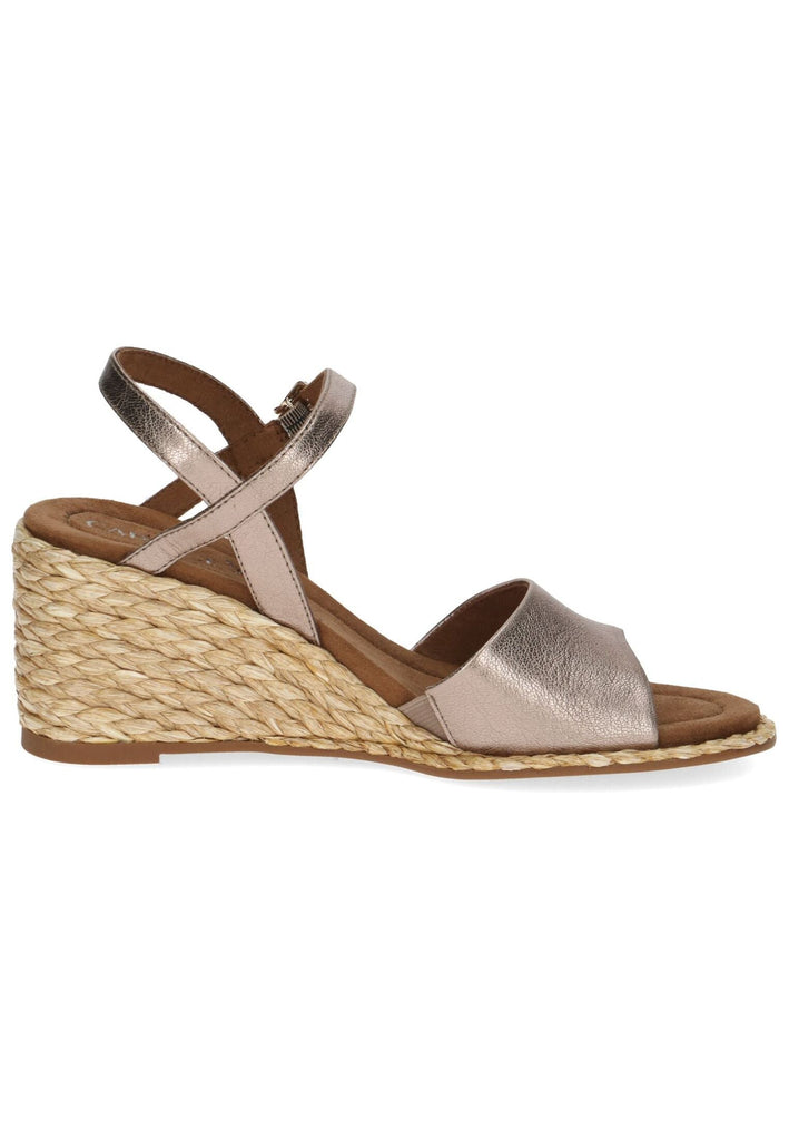 Caprice Sandalen Leder Taupe