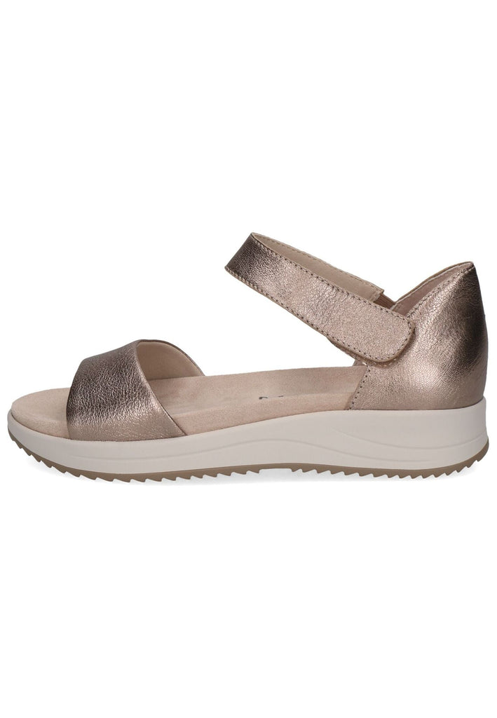 Caprice Sandalen Leder Taupe
