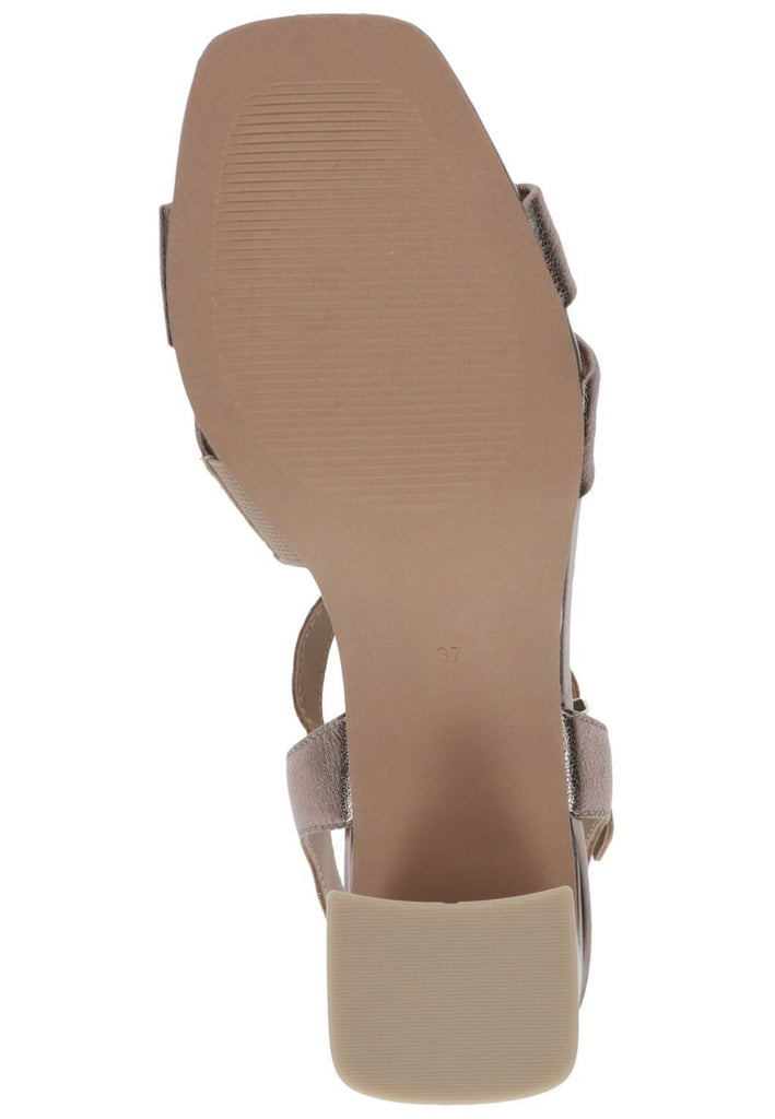 Caprice Sandalen Leder Taupe
