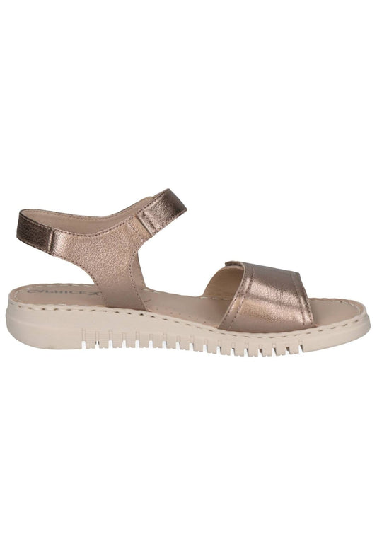 Caprice Sandalen Leder Taupe