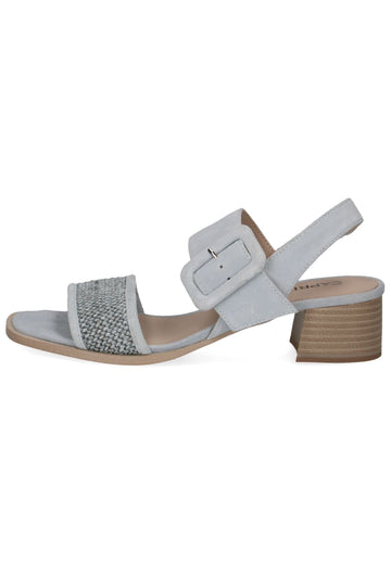Caprice Sandalen Leder/Textil Hellblau