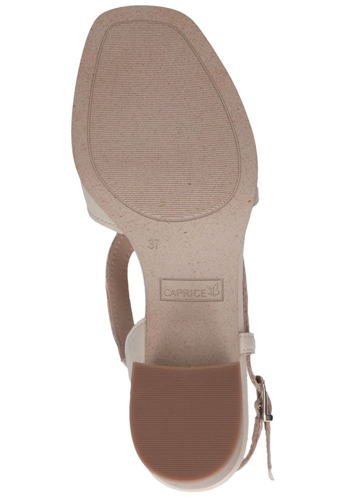 Caprice Sandalen Leder Weiß/Beige