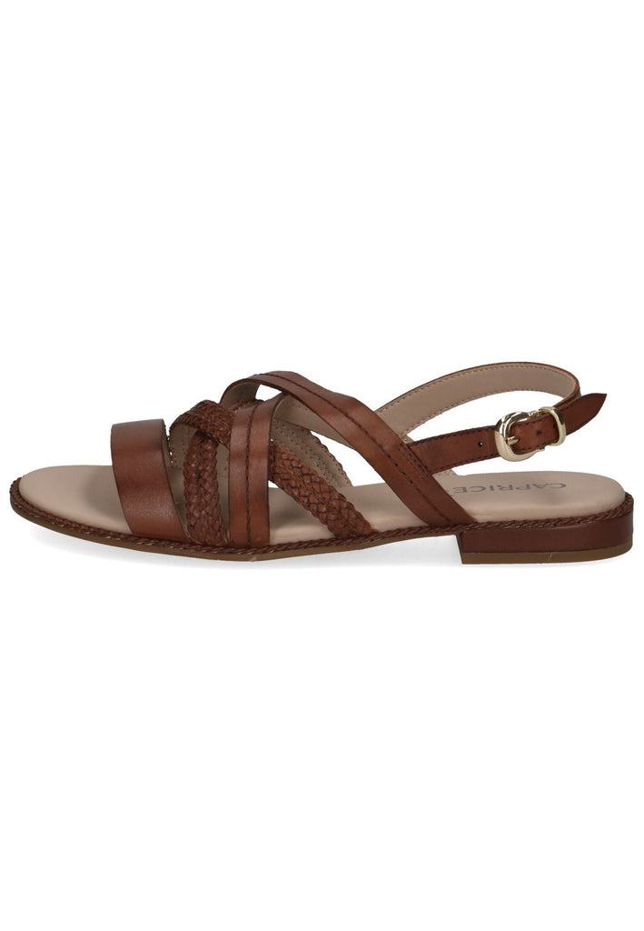 Caprice Sandalen Nappaleder Cognac