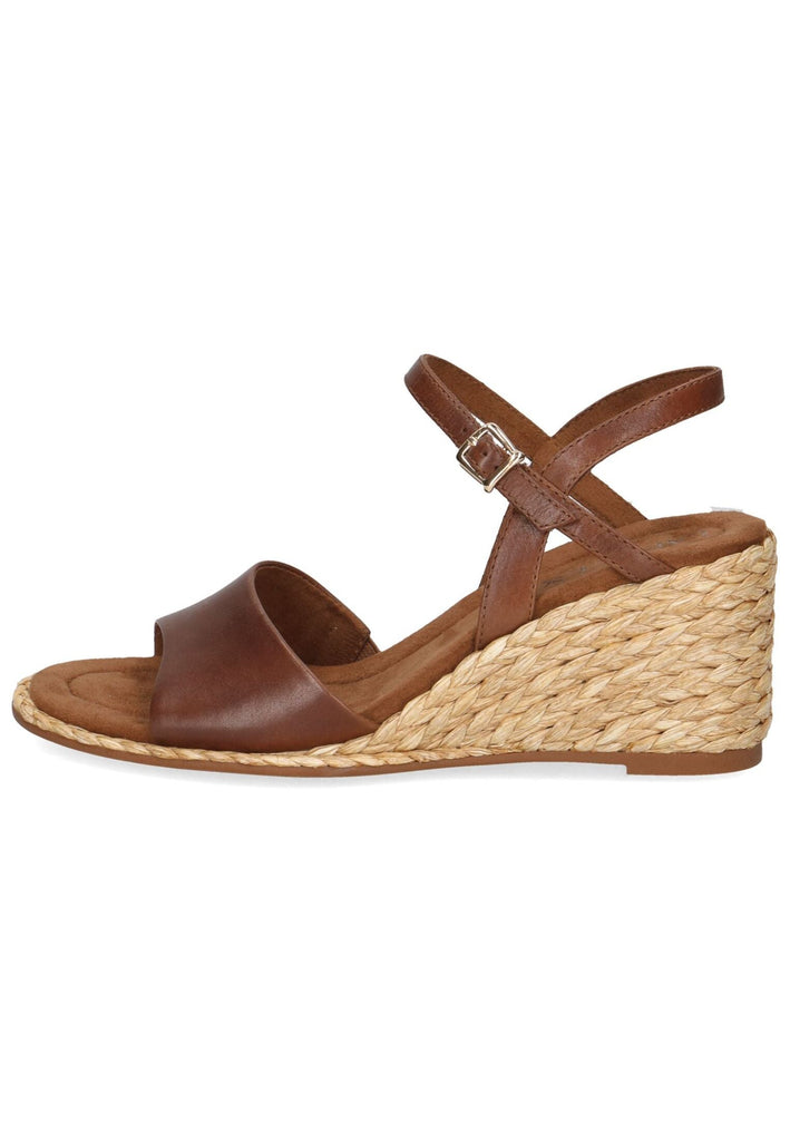Caprice Sandalen Nappaleder Cognac