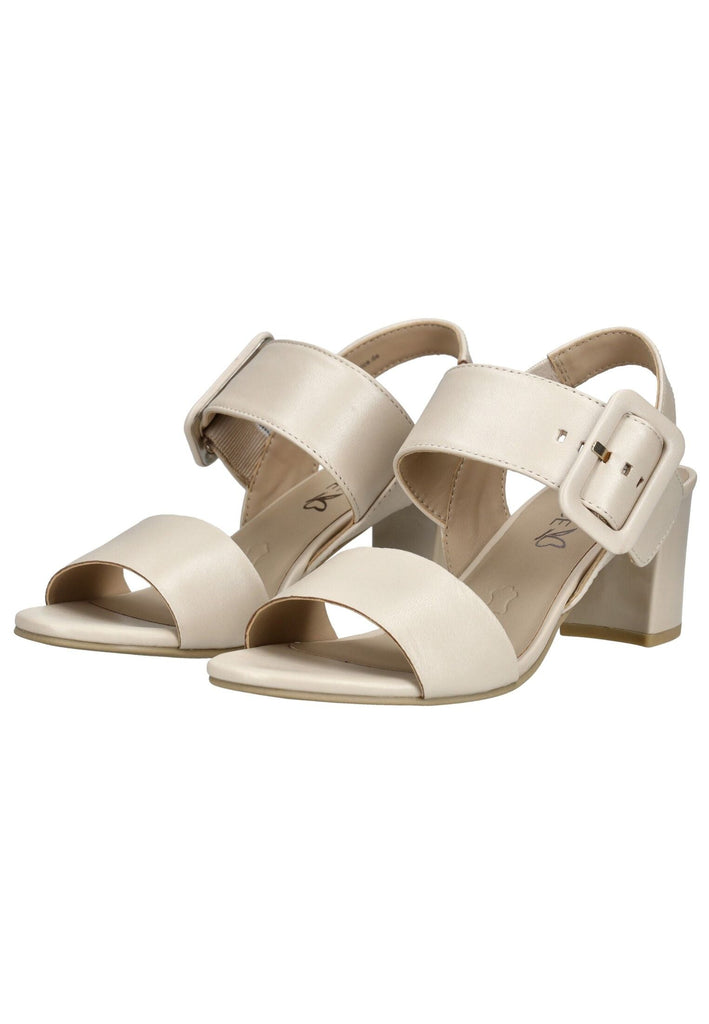 Caprice Sandalen Nappaleder Cream
