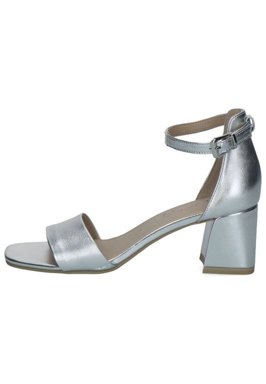 Caprice Sandalen Nappaleder Metallic Silver