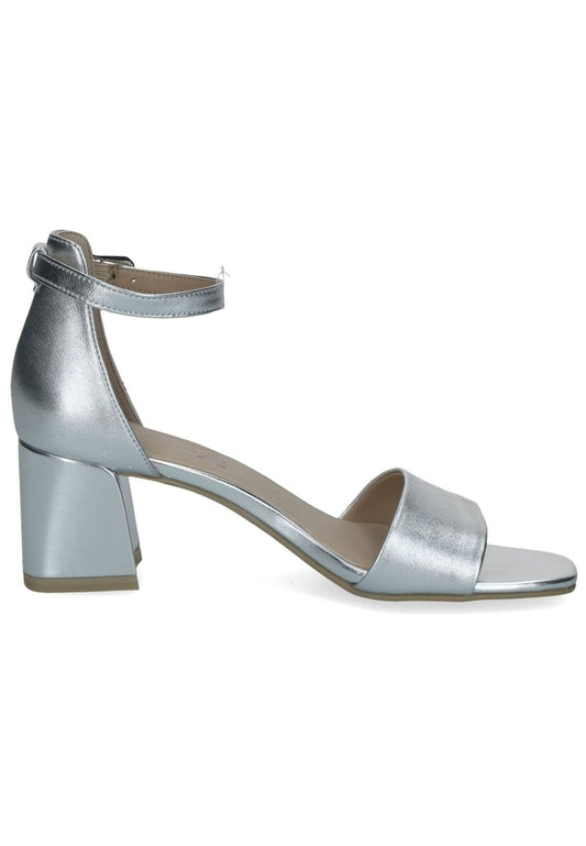 Caprice Sandalen Nappaleder Metallic Silver