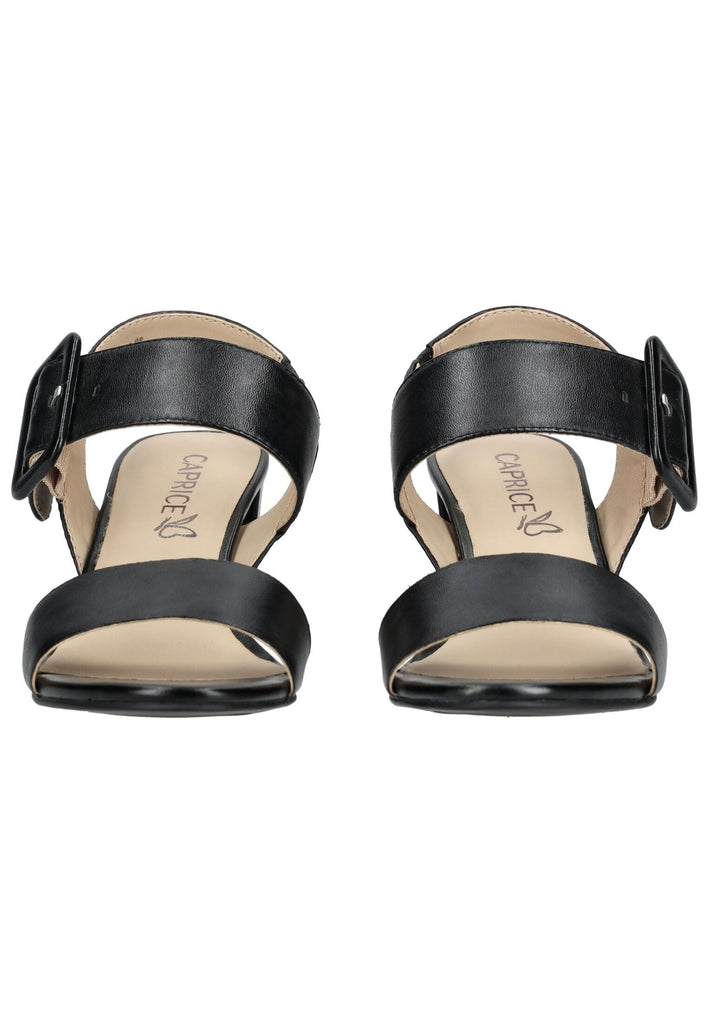 Caprice Sandalen Nappaleder Schwarz