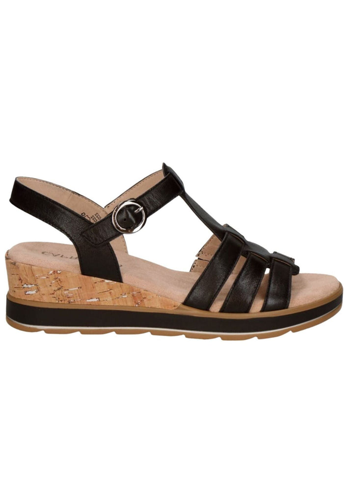 Caprice Sandalen Nappaleder Schwarz