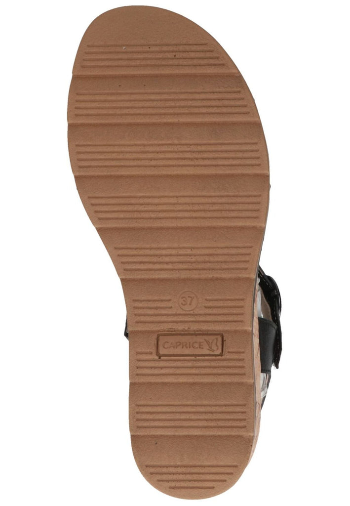 Caprice Sandalen Nappaleder Schwarz