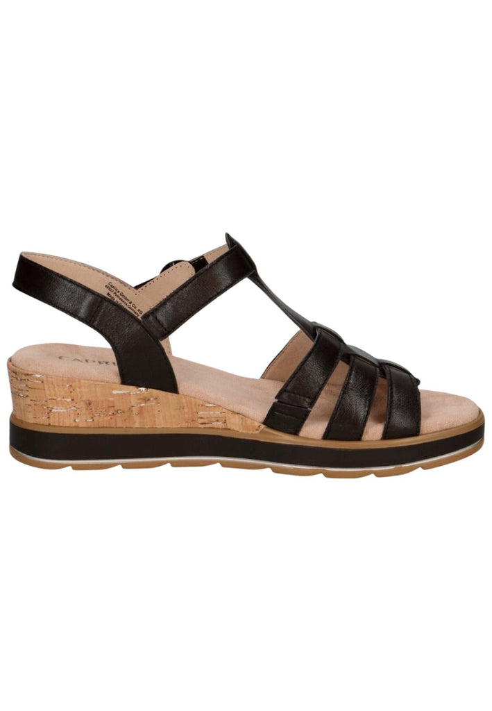 Caprice Sandalen Nappaleder Schwarz