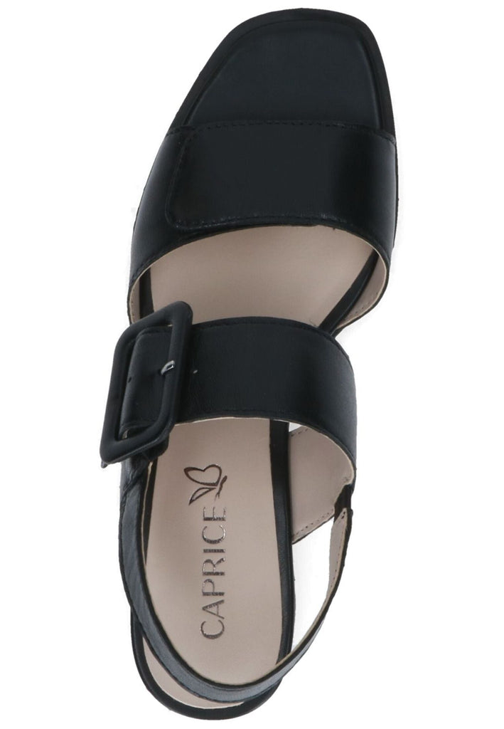 Caprice Sandalen Nappaleder Schwarz