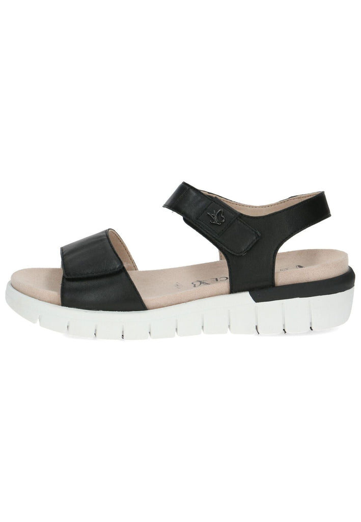 Caprice Sandalen Nappaleder Schwarz