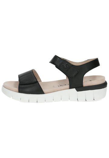 Caprice Sandalen Nappaleder Schwarz