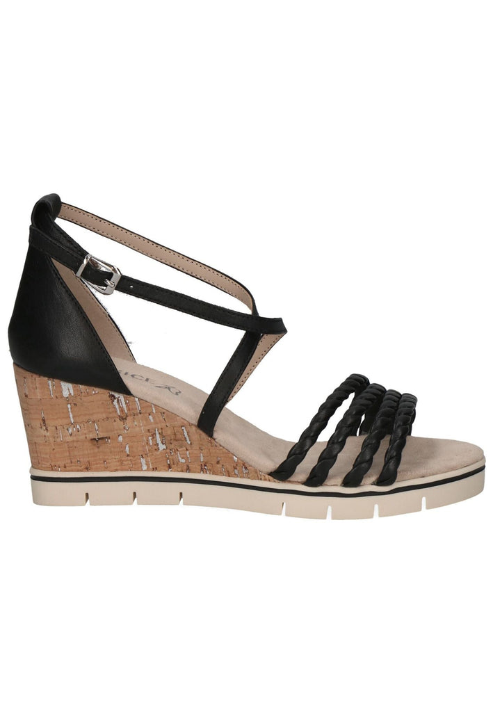 Caprice Sandalen Nappaleder Schwarz