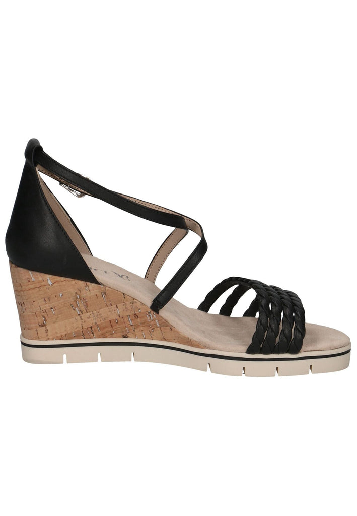 Caprice Sandalen Nappaleder Schwarz