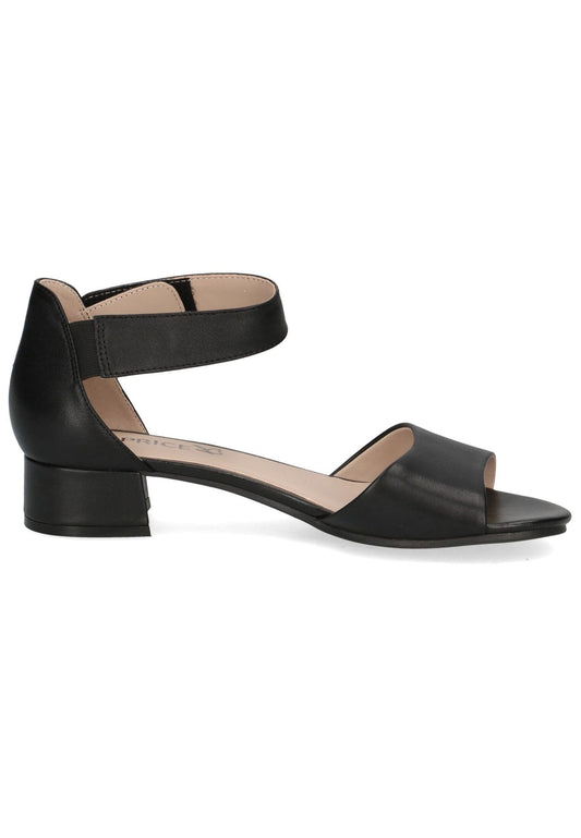 Caprice Sandalen Nappaleder Schwarz