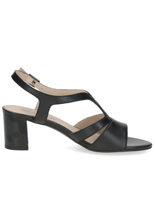 Caprice Sandalen Nappaleder Schwarz