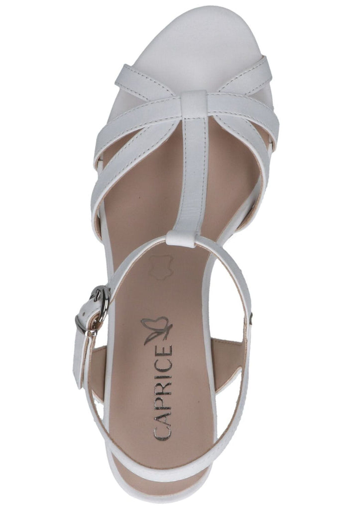 Caprice Sandalen Nappaleder Weiß