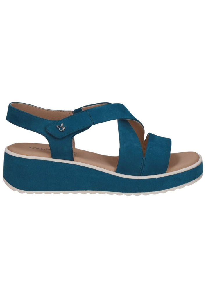 Caprice Sandalen Nubukleder Blau