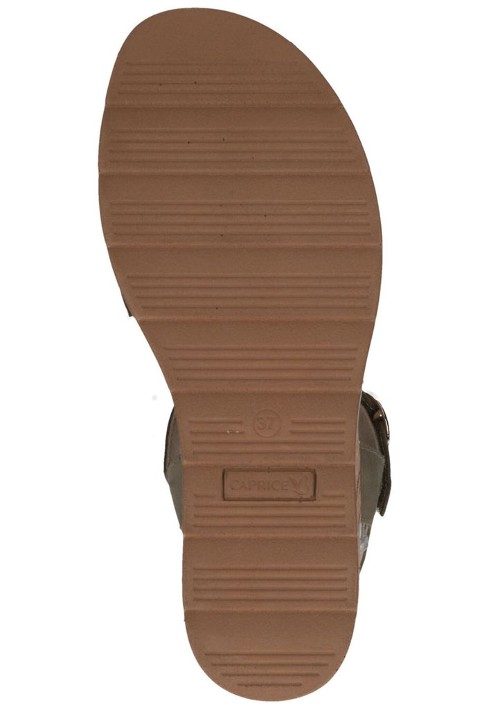 Caprice Sandalen Nubukleder Oliv