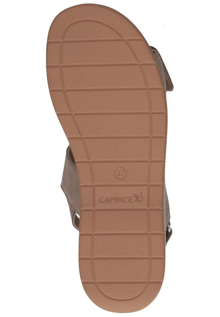 Caprice Sandalen Nubukleder Taupe