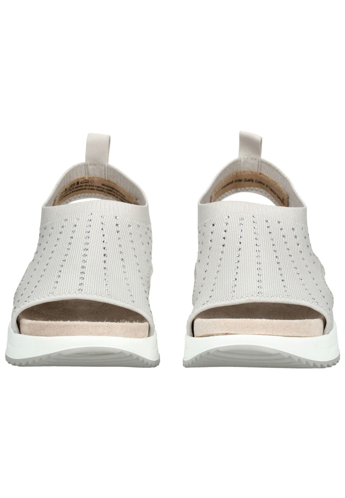 Caprice Sandalen Textil Hellgrau