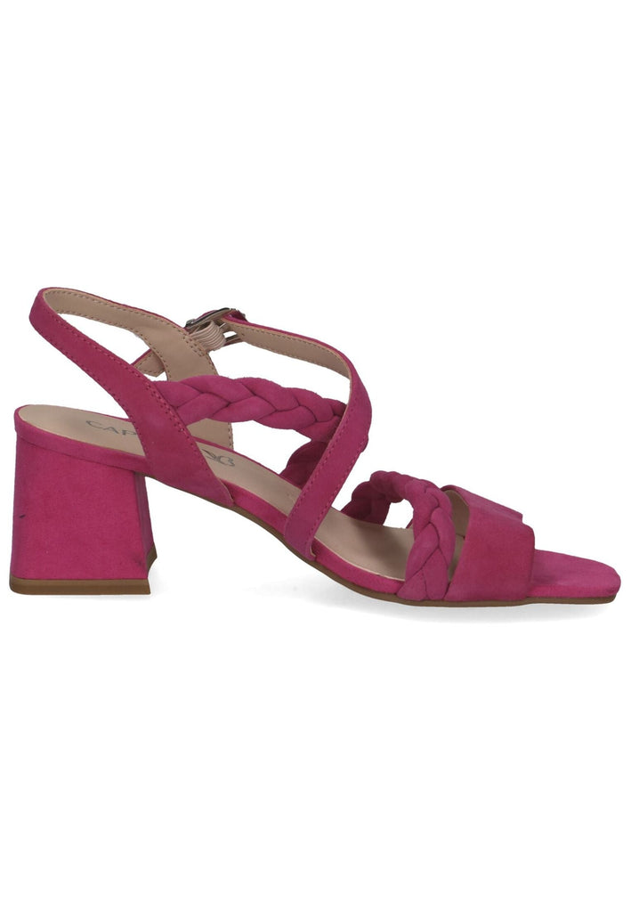 Caprice Sandalen Veloursleder Fuchsia