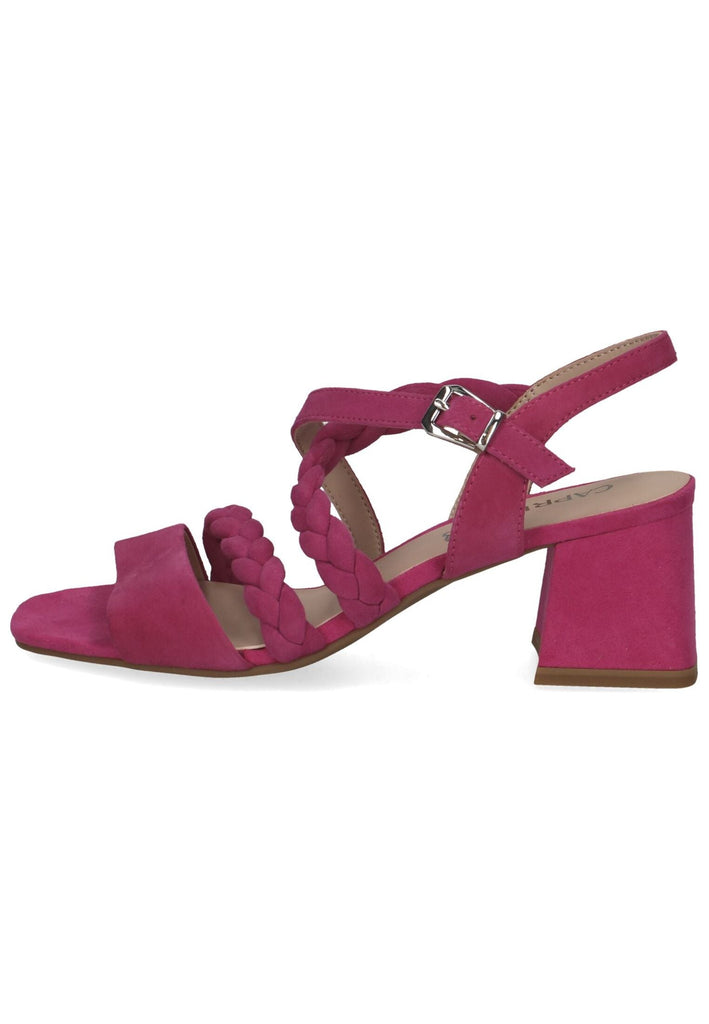 Caprice Sandalen Veloursleder Fuchsia