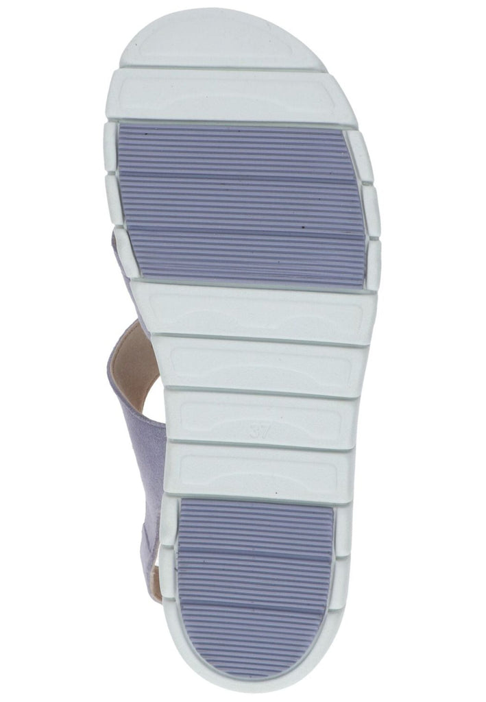 Caprice Sandalen Veloursleder Lavendel