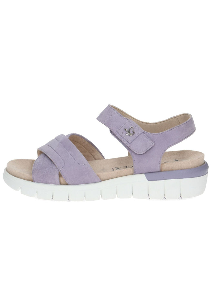 Caprice Sandalen Veloursleder Lavendel